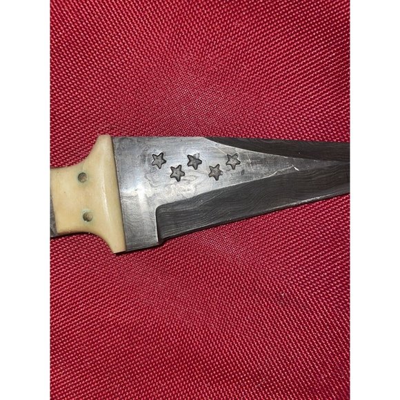 Ww1 WW2 War Trench  Knife Dagger Handmade Stars One Of A Kind Navy Army Vintage - Picture 5 of 8